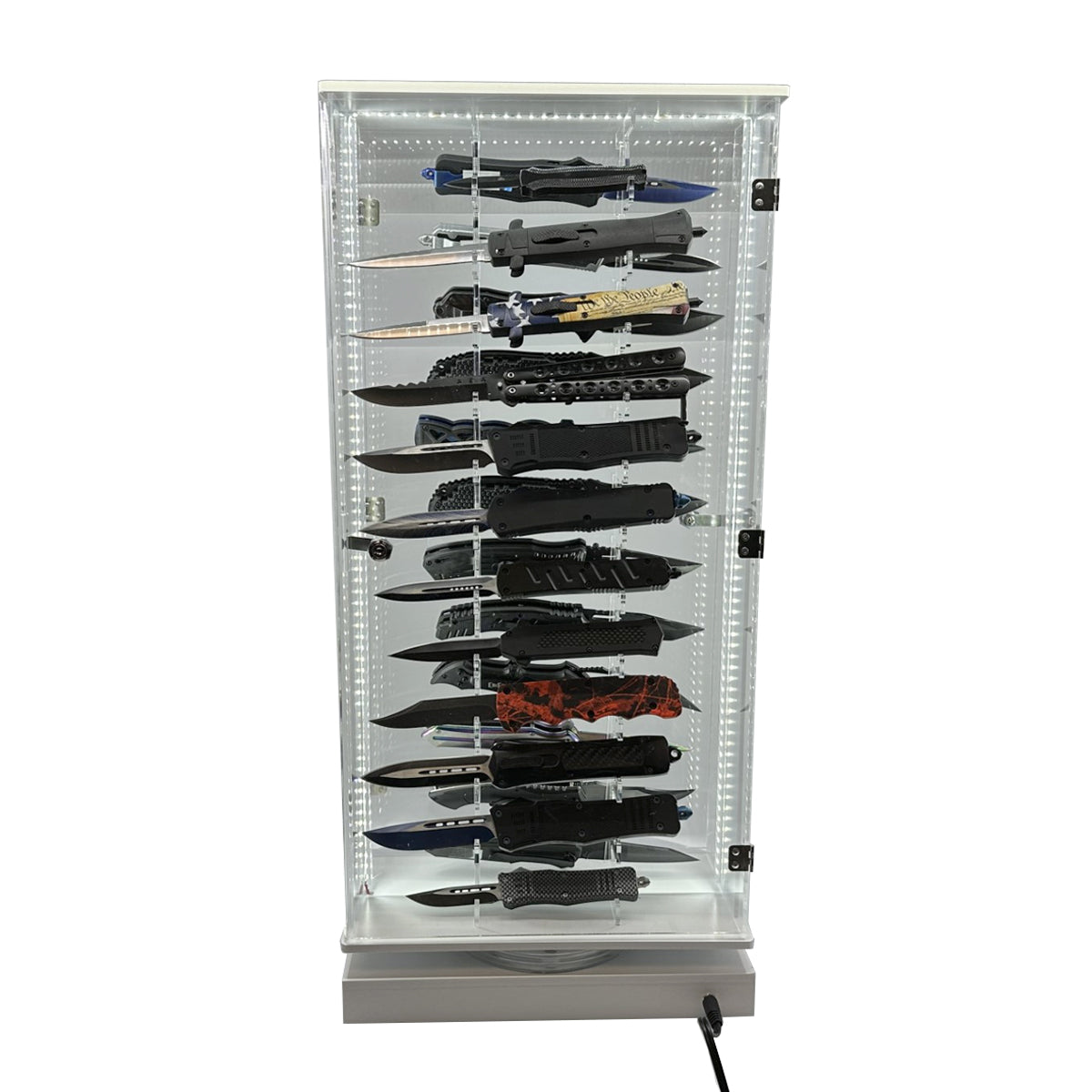 Streetwise 2 Sided 24 Count Knife LED Rotating Display - Smart Pulse Safety