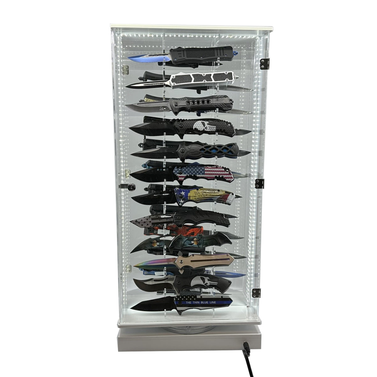 Streetwise 2 Sided 24 Count Knife LED Rotating Display