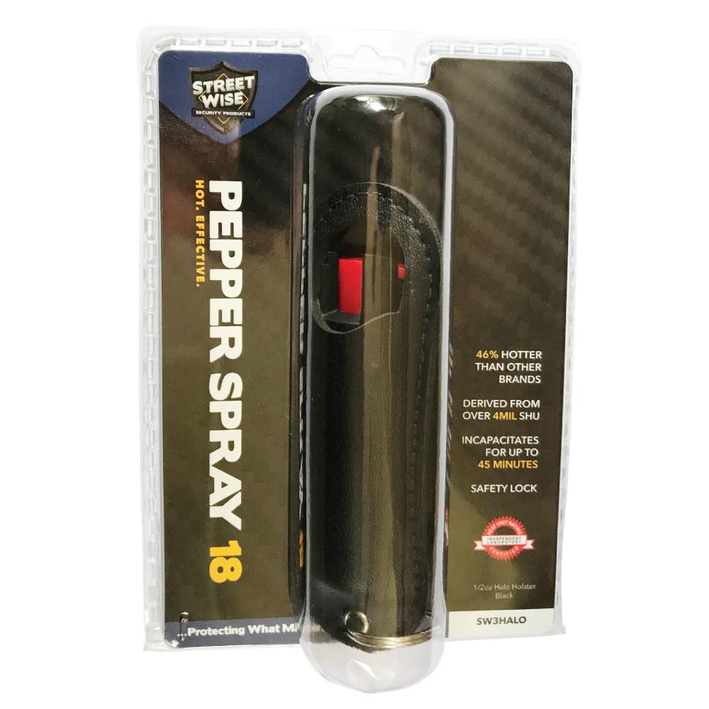 Streetwise Security Streetwise 18 Stream Pepper Spray 0.5 oz Halo Pepper Spray Streetwise 18 Stream Pepper Spray 0