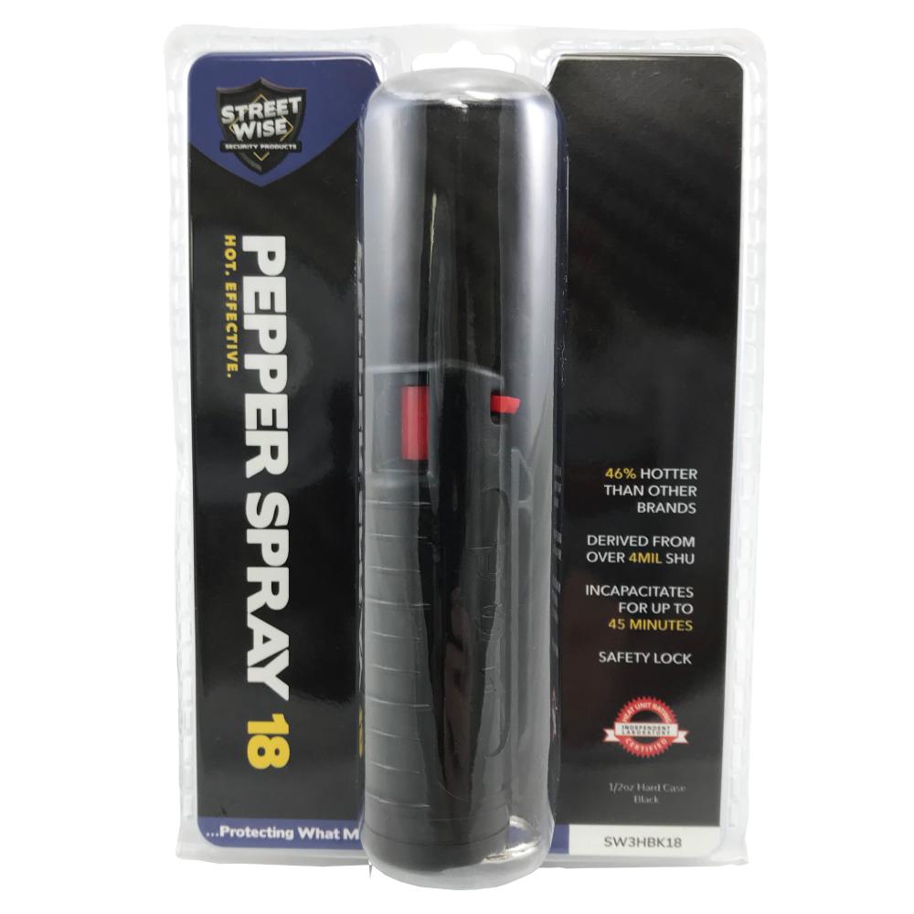 Streetwise Security Streetwise 18 Stream Pepper Spray 0.5 oz Hard-case Pepper Spray Streetwise 18 Stream Pepper Spray 0