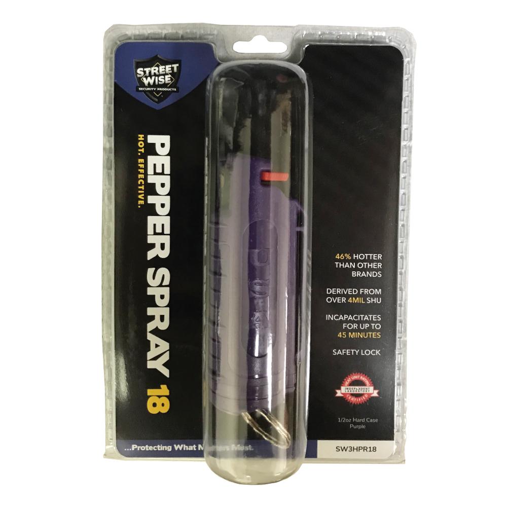 Streetwise Security Streetwise 18 Stream Pepper Spray 0.5 oz Hard-case Pepper Spray Streetwise 18 Stream Pepper Spray 0