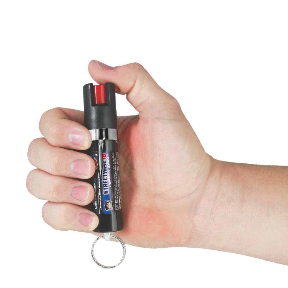 Streetwise Security Streetwise 18 Stream Pepper Spray 0.75 oz Keyring & Clip Pepper Spray Streetwise 18 Stream Pepper Spray 0