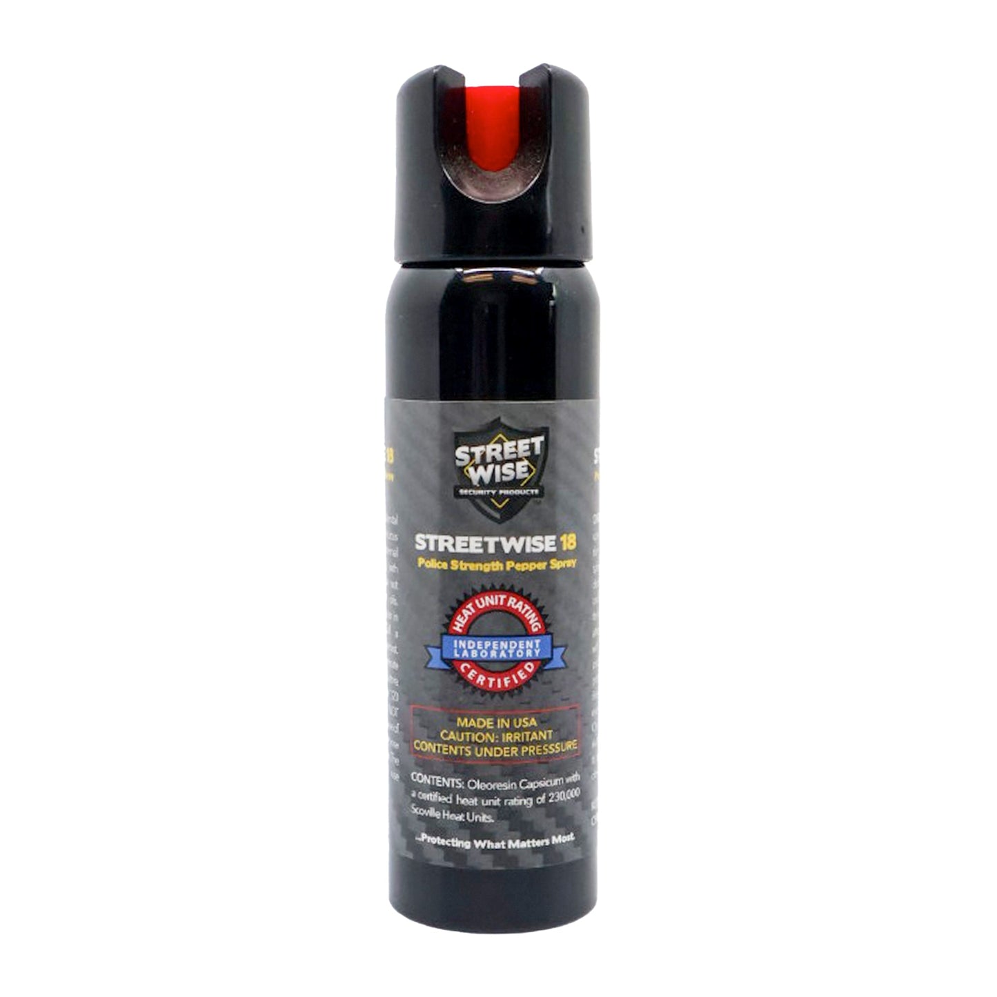 Streetwise 18 Stream Pepper Spray Twist Lock
