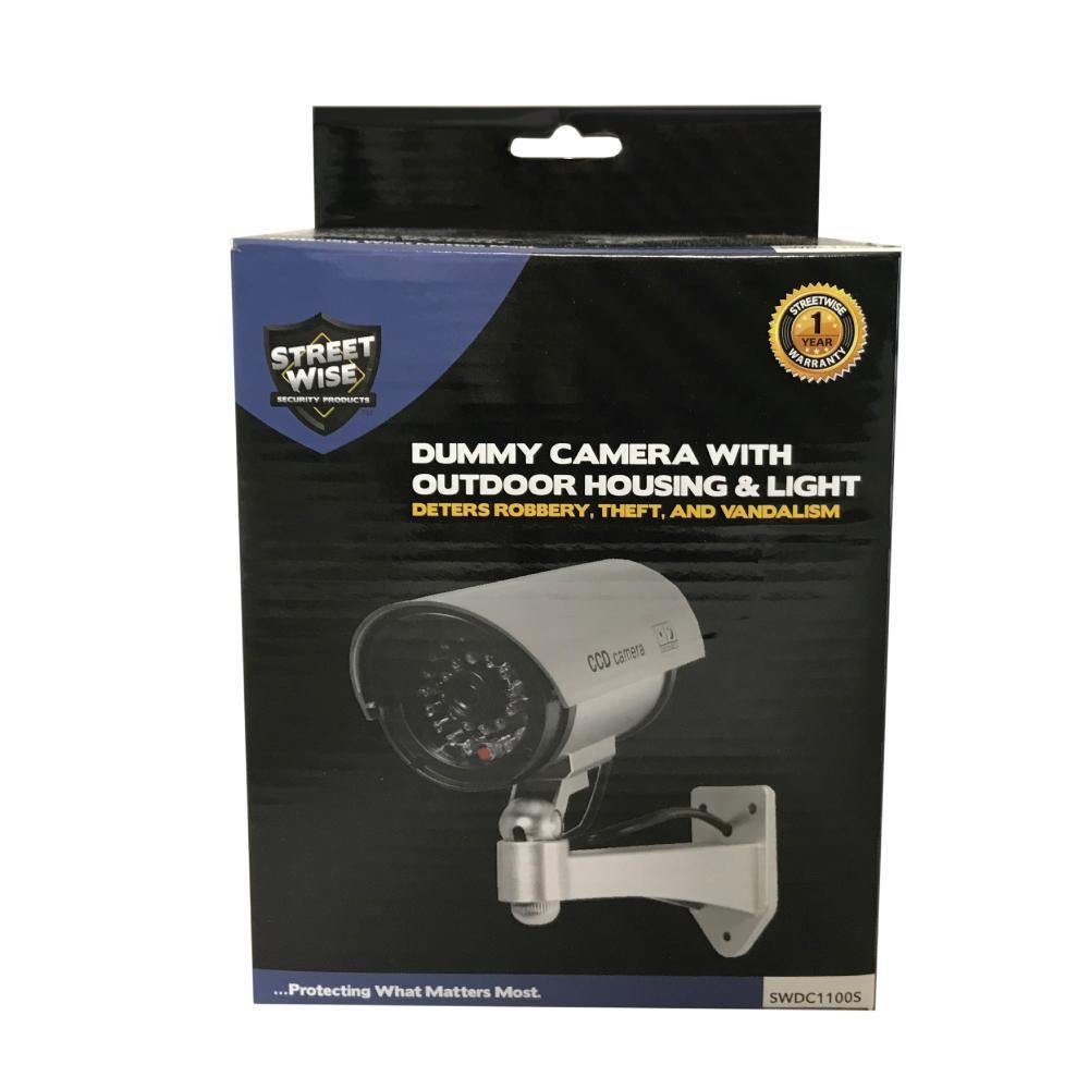 5 Inch IR Dummy Camera Silver -  