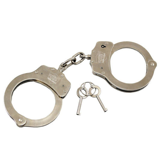 Nickel-plated Steel Handcuffs -  