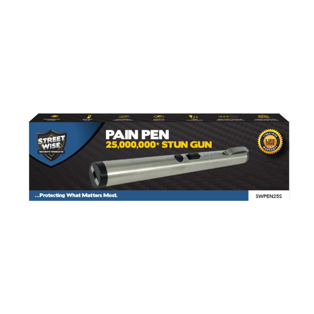 Streetwise Security Pain Pen 25,000,000* Stun Gun Stun Gun Pain Pen 25,000,000* Stun Gun