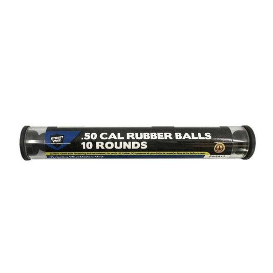 Streetwise Security Streetwise .50 Cal Rubber Ball 10 Rounds  50 Cal Rubber Ball 10 Rounds