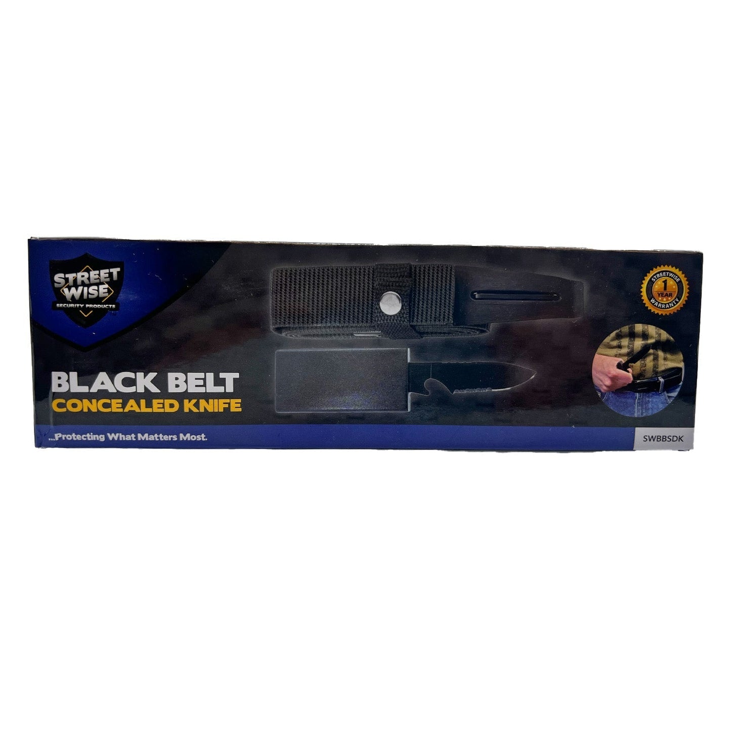 Streetwise Security Black Belt  Knife  Knife Black Belt  Knife