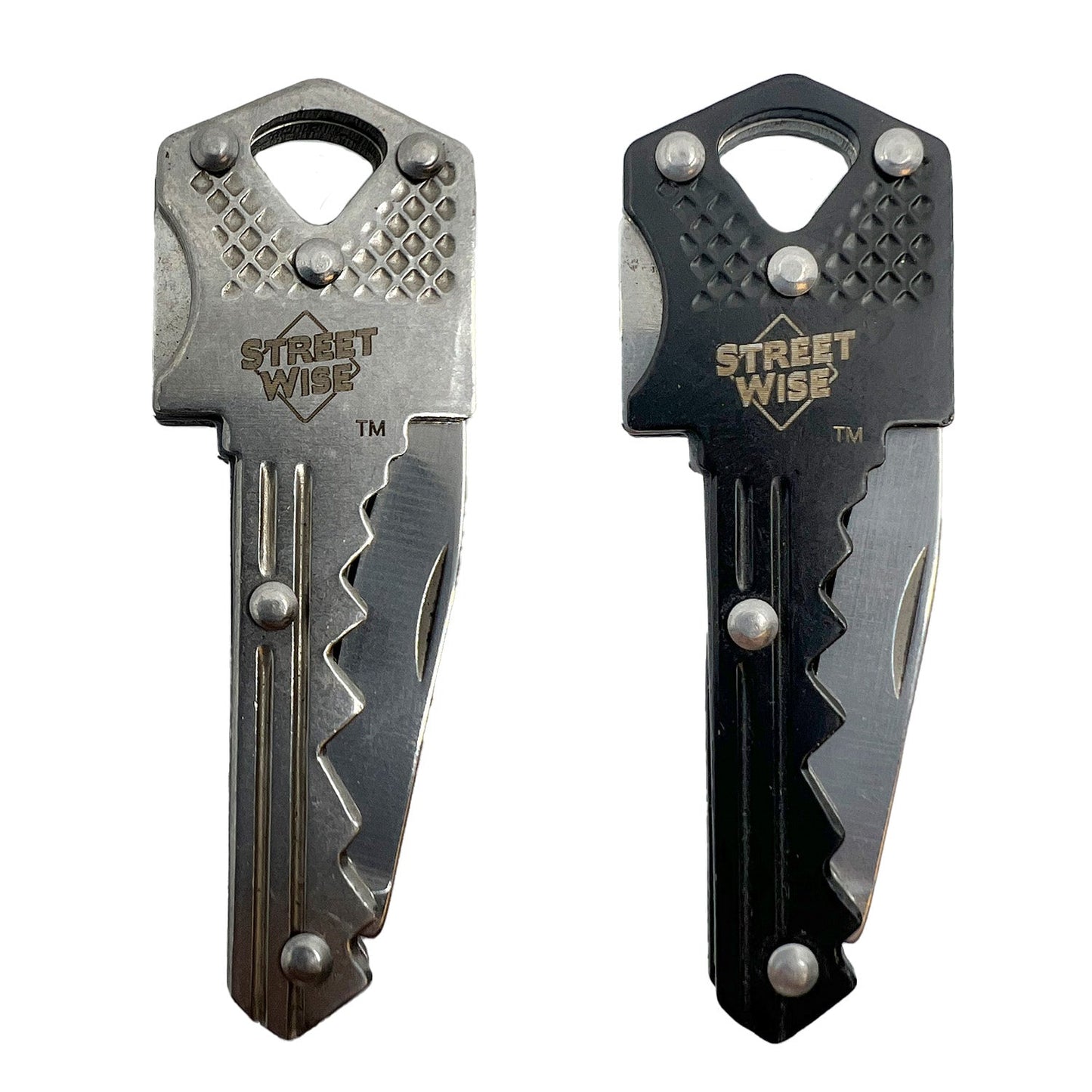 Cutting Edge Products Inc Safe-Key Concealed  Knife (Silver and Black 2 pack)  Knife Safe-Key Concealed  Knife (Silver