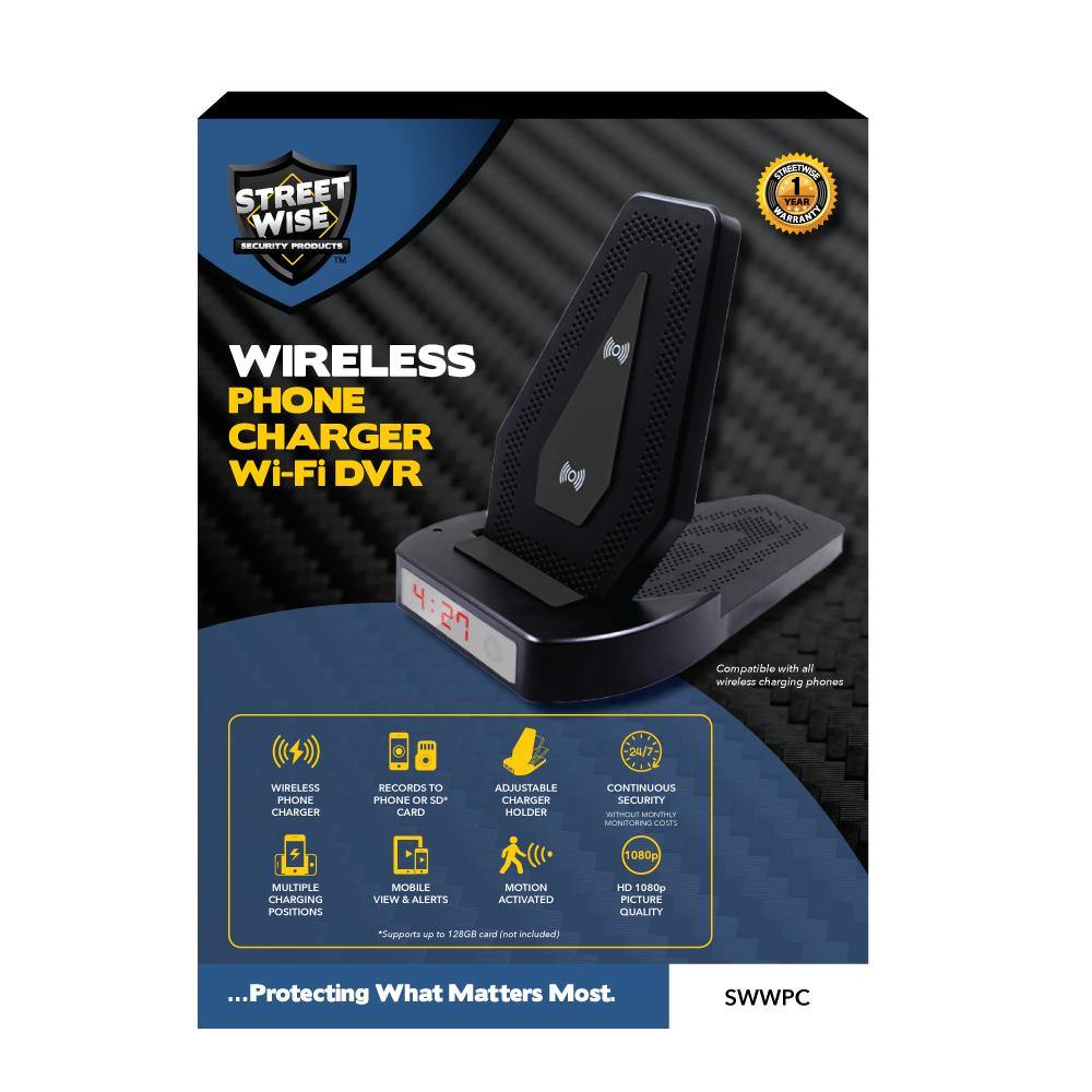 Wireless Phone Charger Wi-Fi DVR - Smart Pulse Safety