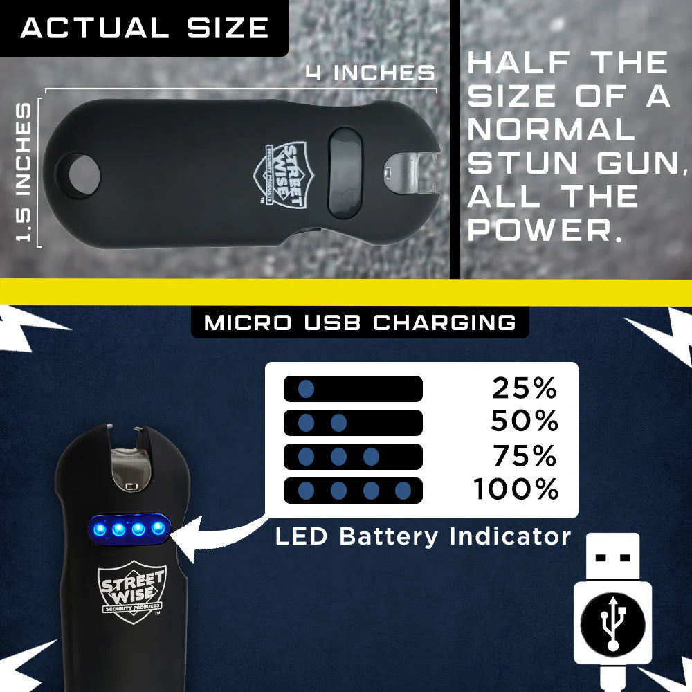 SMART 24,000,000* Keychain Stun Gun - Smart Pulse Safety