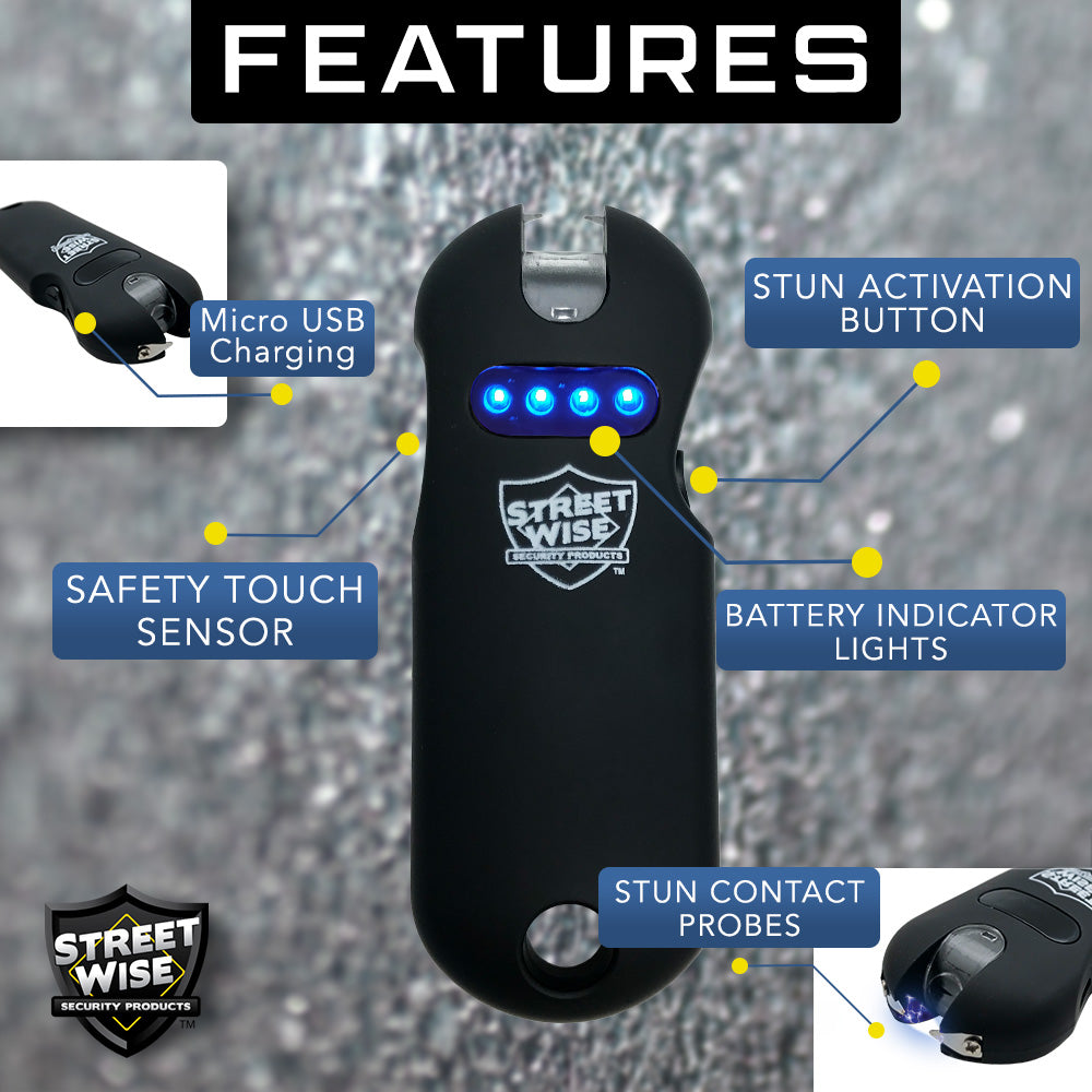 SMART 24,000,000* Keychain Stun Gun - Smart Pulse Safety