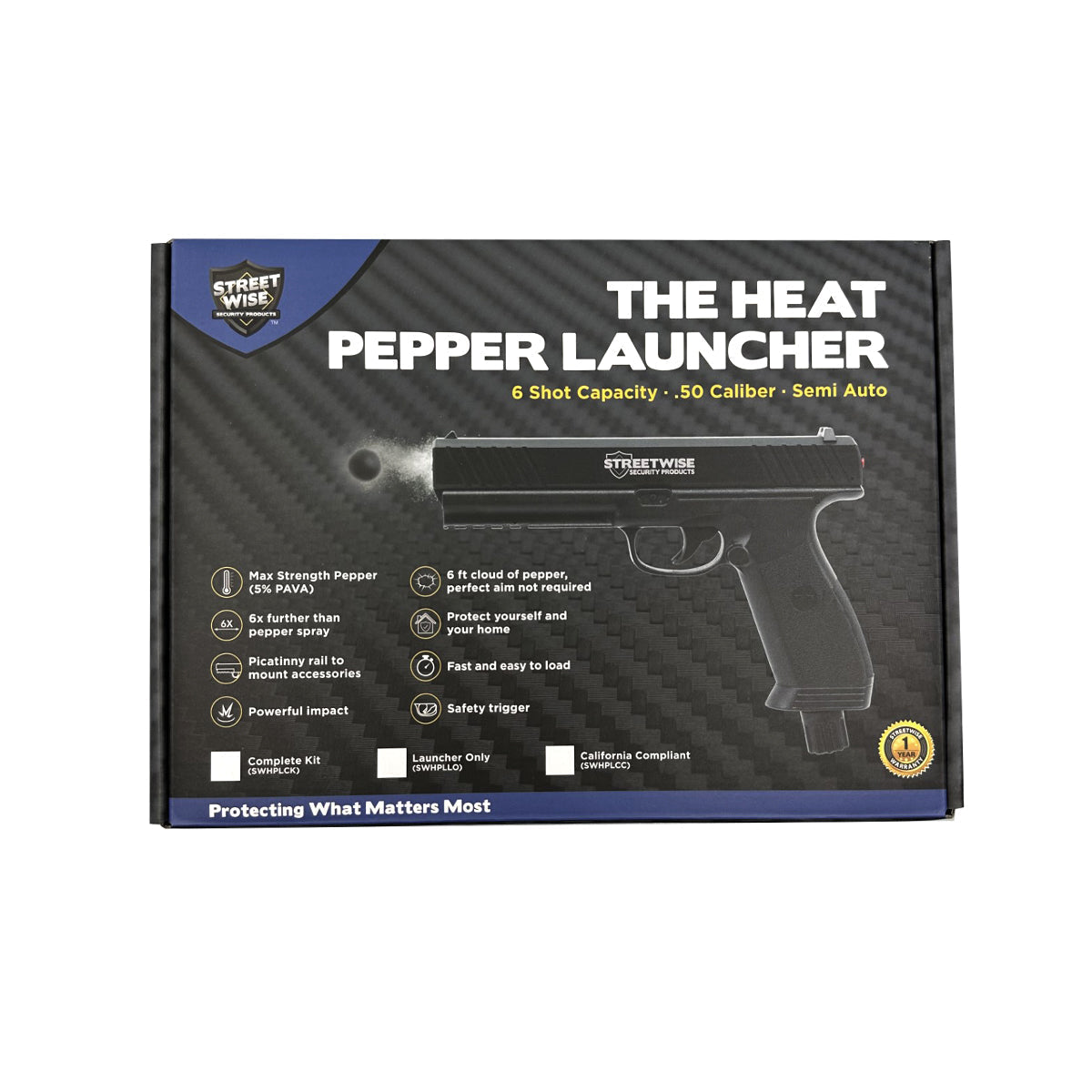 Streetwise The Heat Pepper Launcher - Smart Pulse Safety