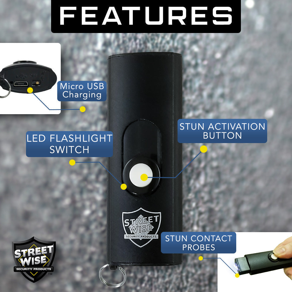 Streetwise Security USB Secure 22,000,000* Keychain Stun Gun Stun Gun USB Secure 22,000,000* Keychain Stun Gun