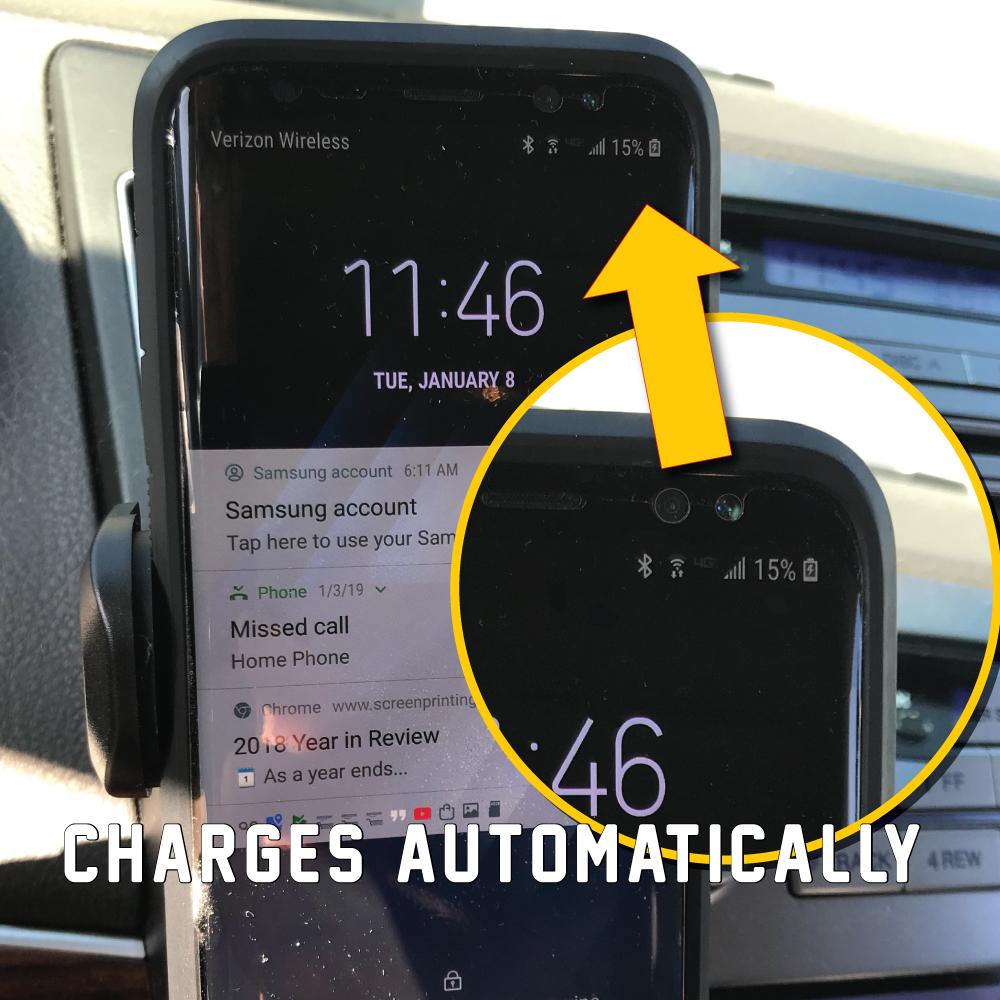 Wireless Car Charger and Holder