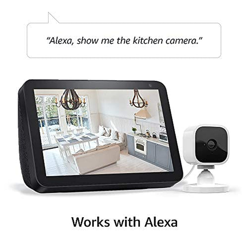 Compact Indoor Plug-In Smart Security Camera, 1080P HD Video, Night Vision, Motion Detection