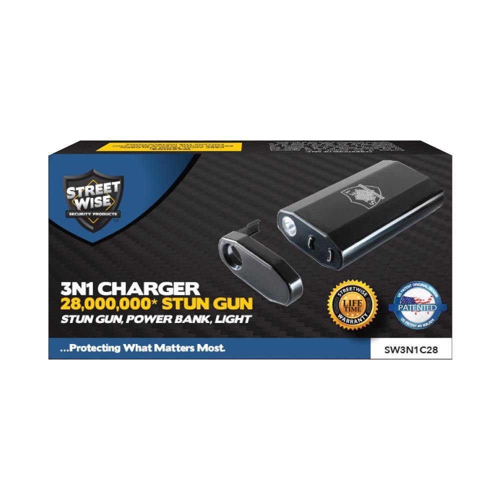 3-N-1 28,000,000* Stun Gun -  