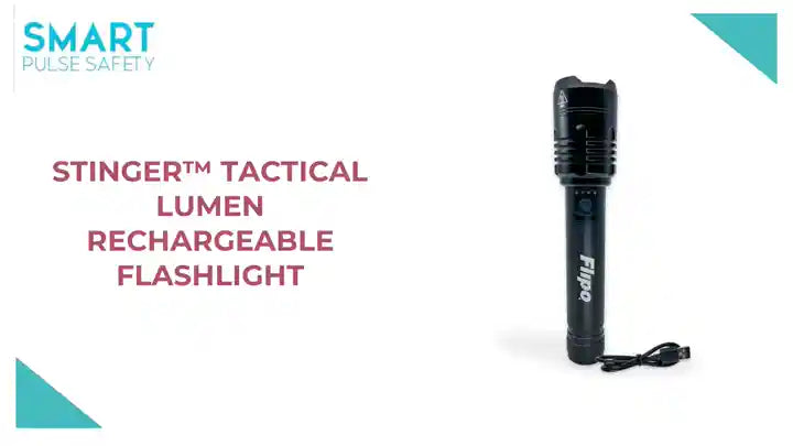 Stinger&trade; Tactical Lumen Rechargeable Flashlight by@Outfy