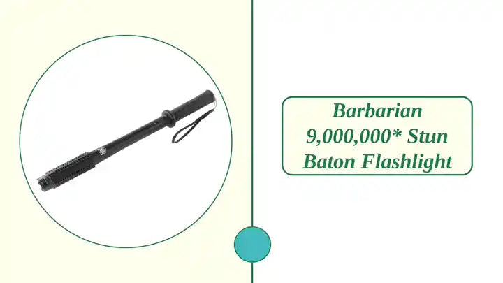 Barbarian 9,000,000* Stun Baton Flashlight by@Outfy