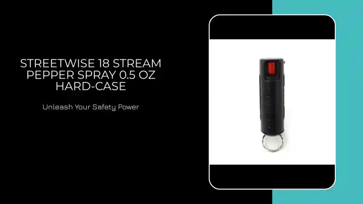 Streetwise 18 Stream Pepper Spray 0.5 oz Hard-case by@Outfy
