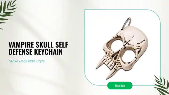 Vampire Skull Self Defense Keychain by@Outfy