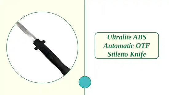 Ultralite ABS Automatic OTF Stiletto Knife by@Outfy