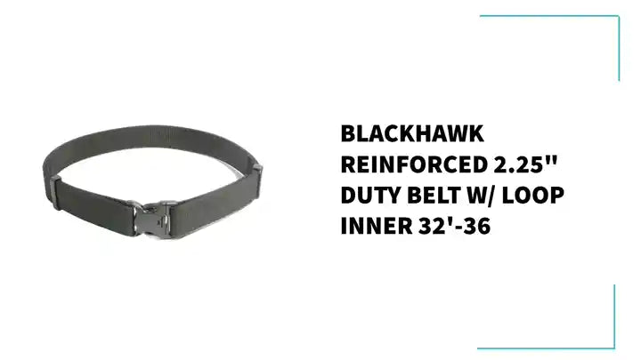 Blackhawk Reinforced 2.25" Duty Belt w/ Loop Inner 32'-36 by@Outfy