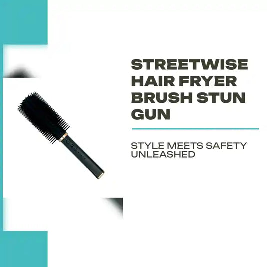 Streetwise Hair Fryer Brush Stun Gun by@Outfy