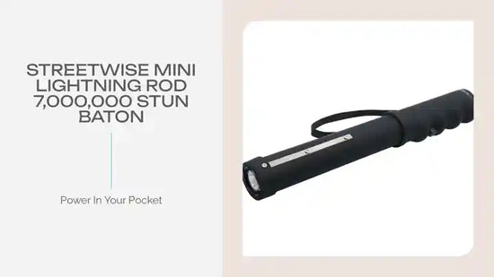 Streetwise Mini Lightning Rod 7,000,000 Stun Baton by@Outfy