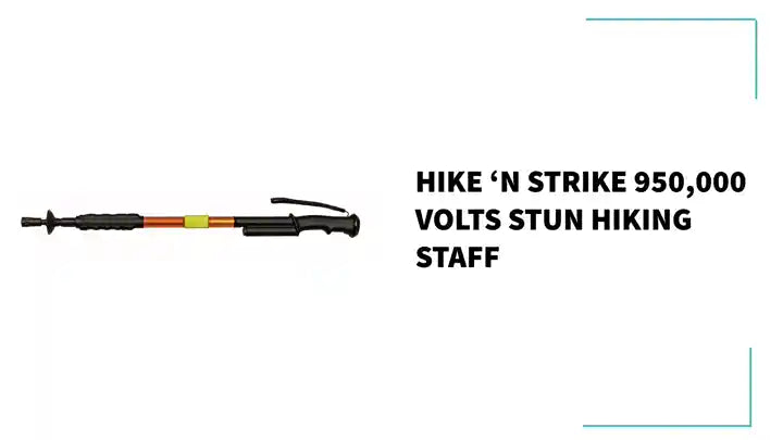 Hike &lsquo;n Strike 950,000 Volts Stun Hiking Staff by@Outfy