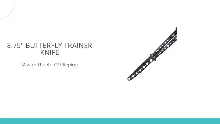 8.75" Butterfly Trainer Knife by@Outfy