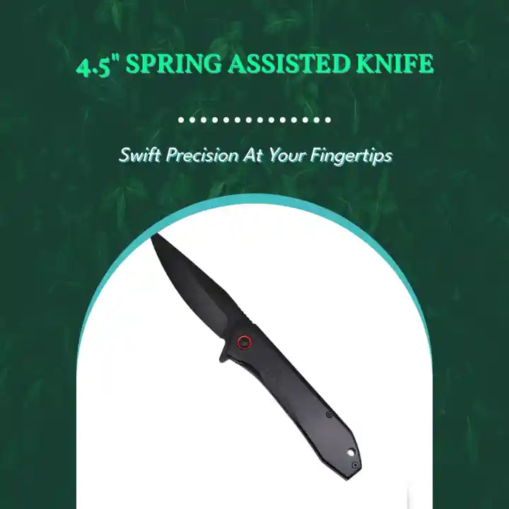 4.5" Spring Assisted Knife by@Outfy