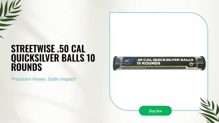 Streetwise .50 Cal Quicksilver Balls 10 Rounds by@Outfy