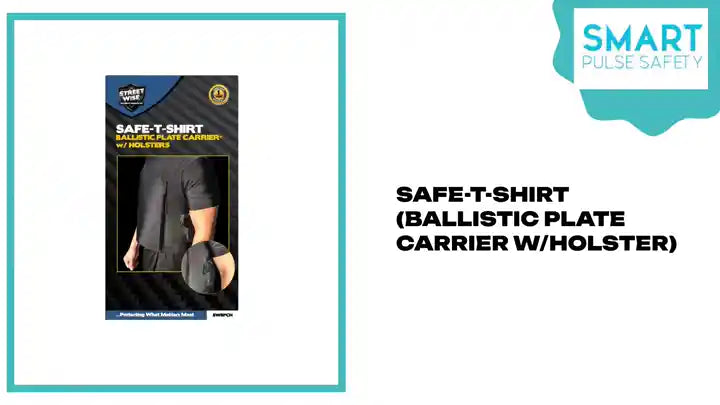 Safe-T-Shirt (Ballistic Plate Carrier w/Holster) by@Outfy