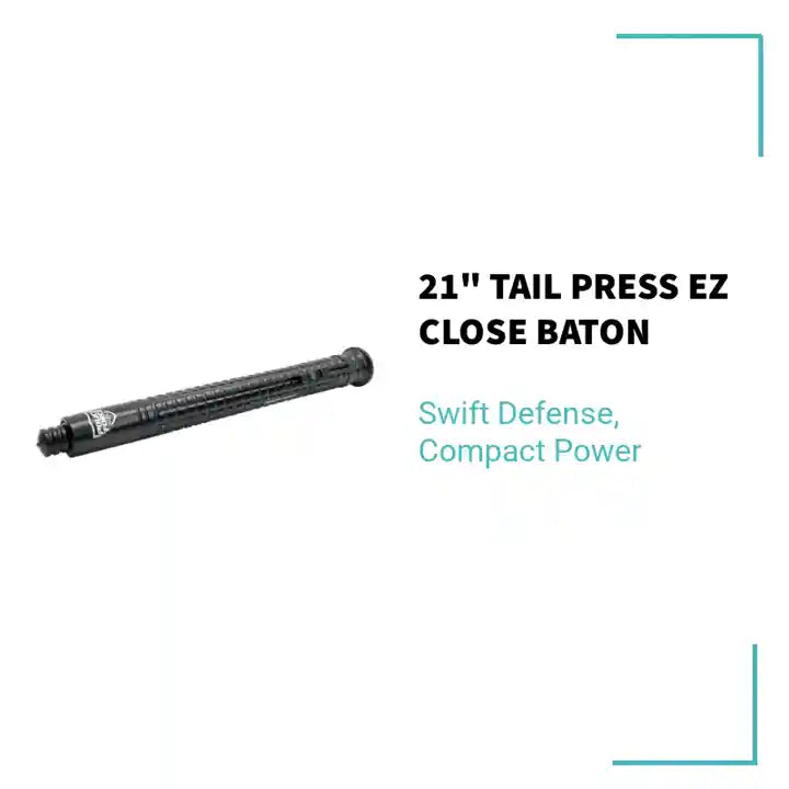 21" Tail Press EZ Close Baton by@Outfy