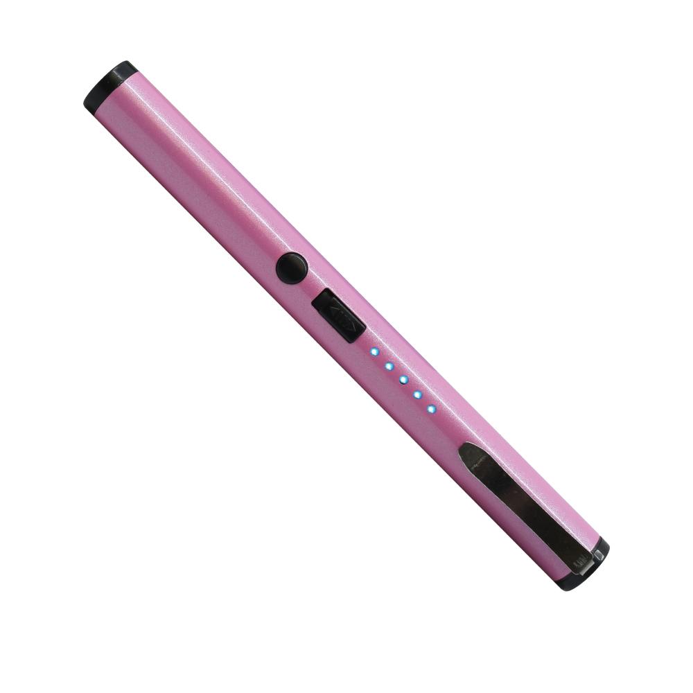 Streetwise disguised pink stun pen with battery charging light indicators and metal clip for  bulk ordering