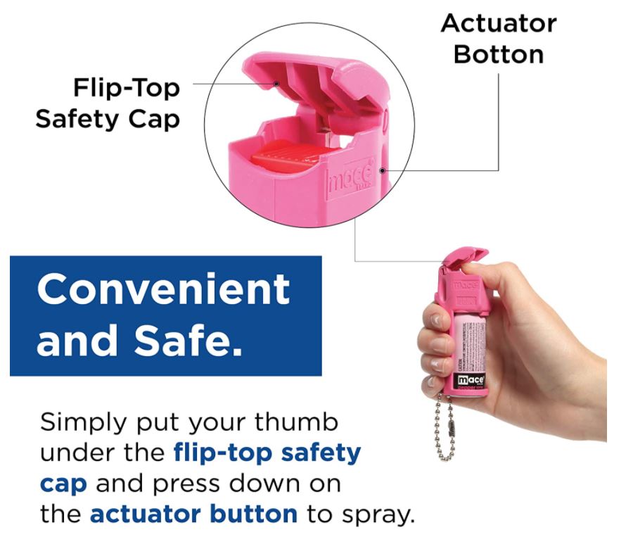 MACE Mace Pocket Model Stream Pepper Spray Pepper Spray Mace Pocket Model Stream Pepper Spray