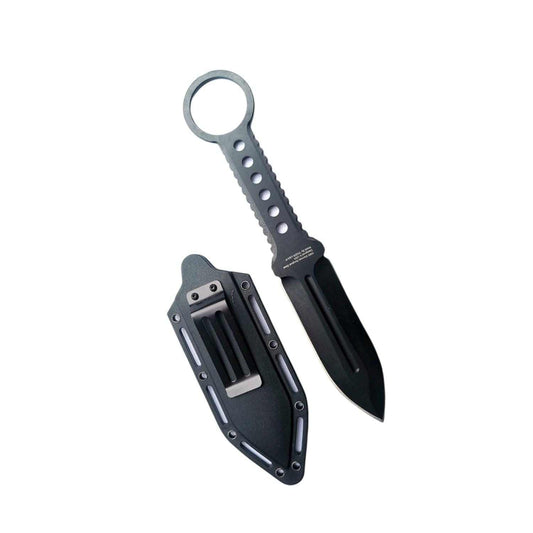 -- Double Edge Boot  Knife w/ Clip  Knife Double Edge Boot  Knife