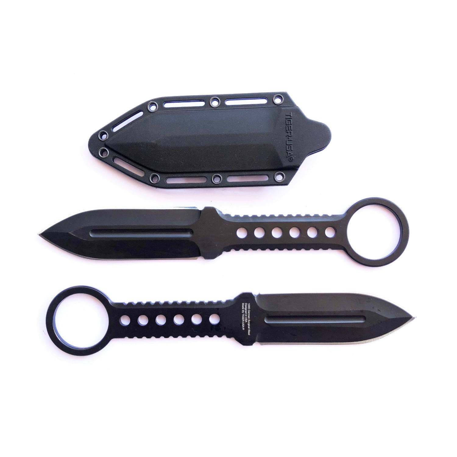 -- Double Edge Boot  Knife w/ Clip  Knife Double Edge Boot  Knife