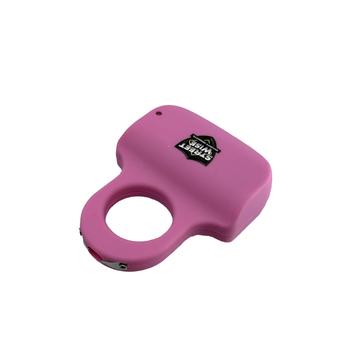 Streetwise finger ring stun gun electric knuckle black compact rechargeable pink self defense product for rs and pers