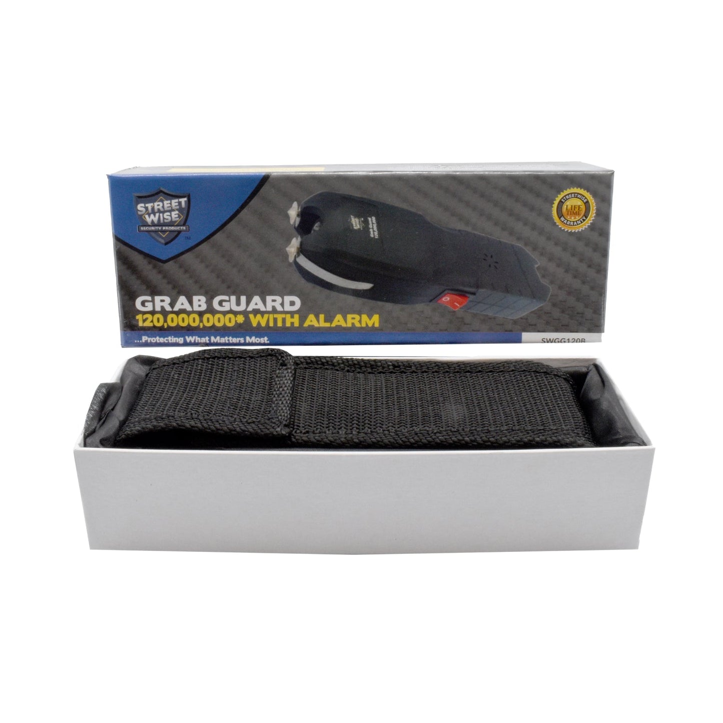 Grab Guard 120,000,000 Stun Gun - Smart Pulse Safety