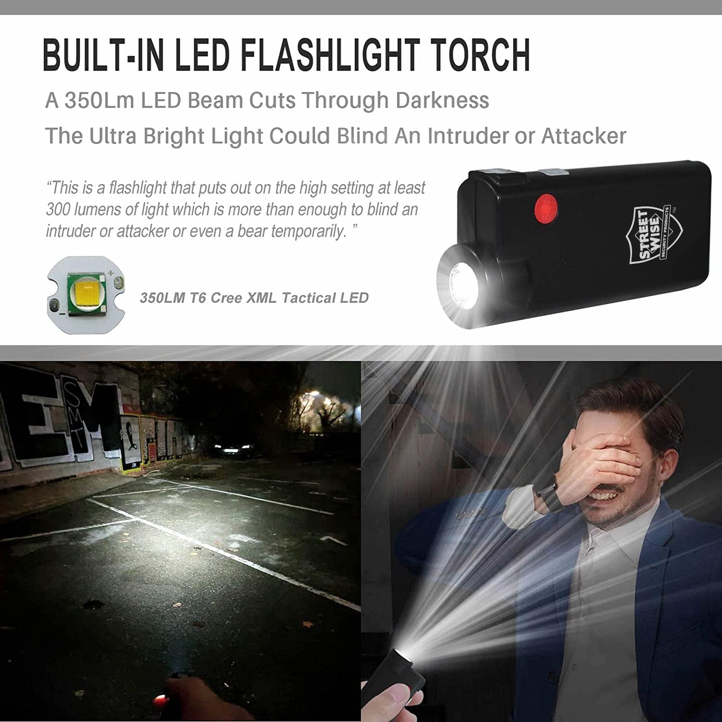 Knight Light Alarm & Flashlight - Smart Pulse Safety