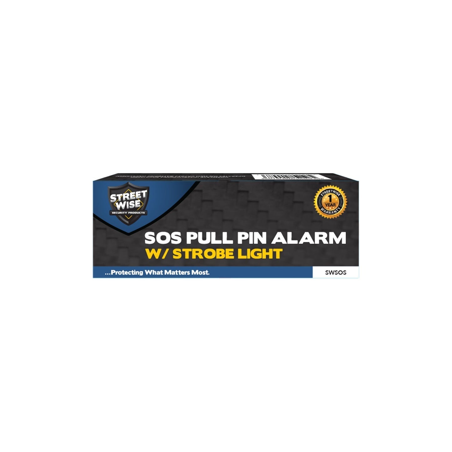 SOS Pull Pin Alarm w/ Strobe Light - Smart Pulse Safety