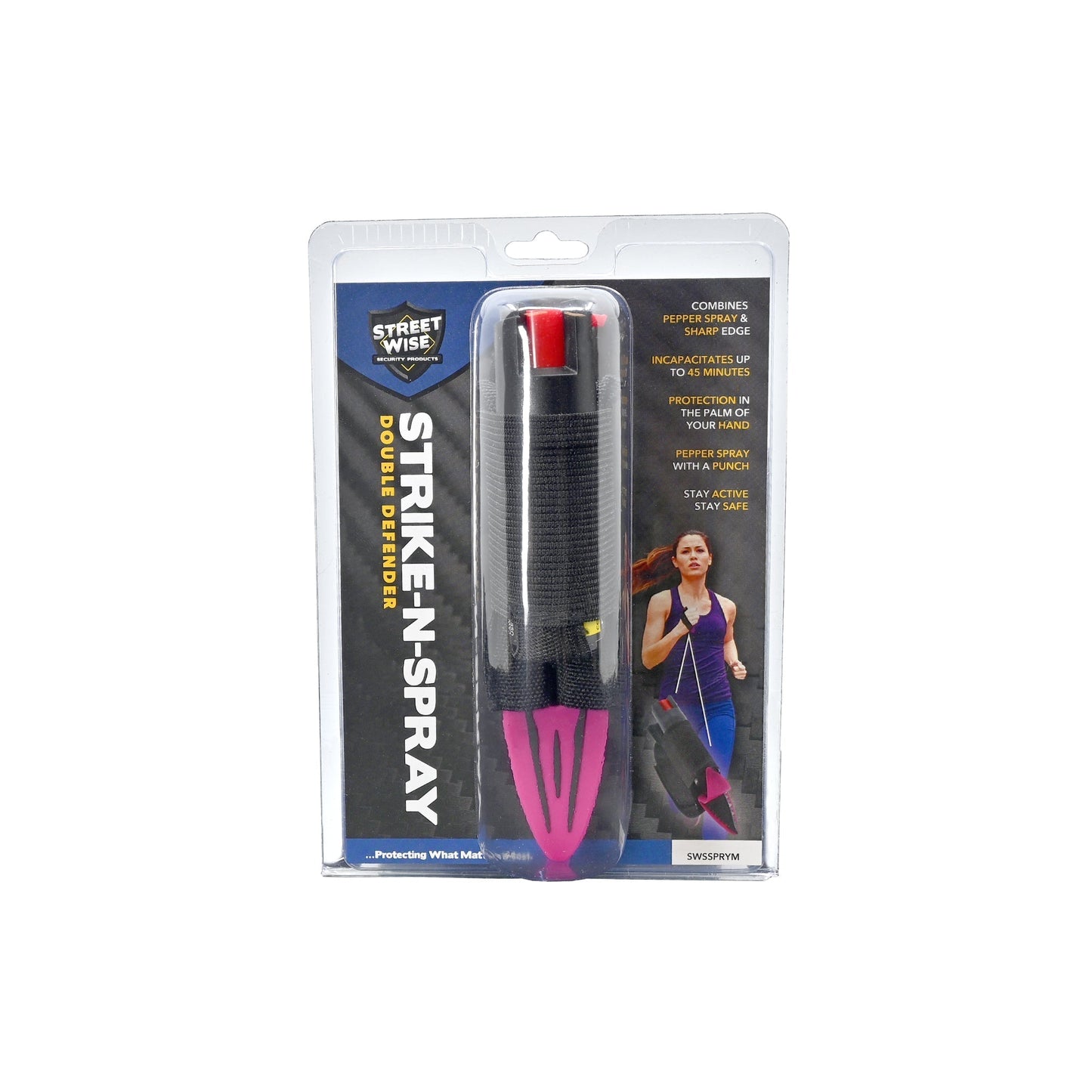 Streetwise Security Strike-n-Spray Double Defender Pepper Spray -Spray Double Defender