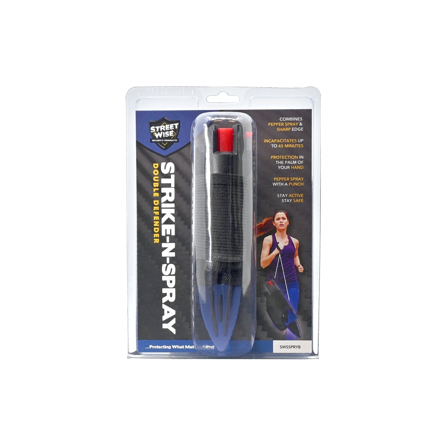 Streetwise Security Strike-n-Spray Double Defender Pepper Spray -Spray Double Defender